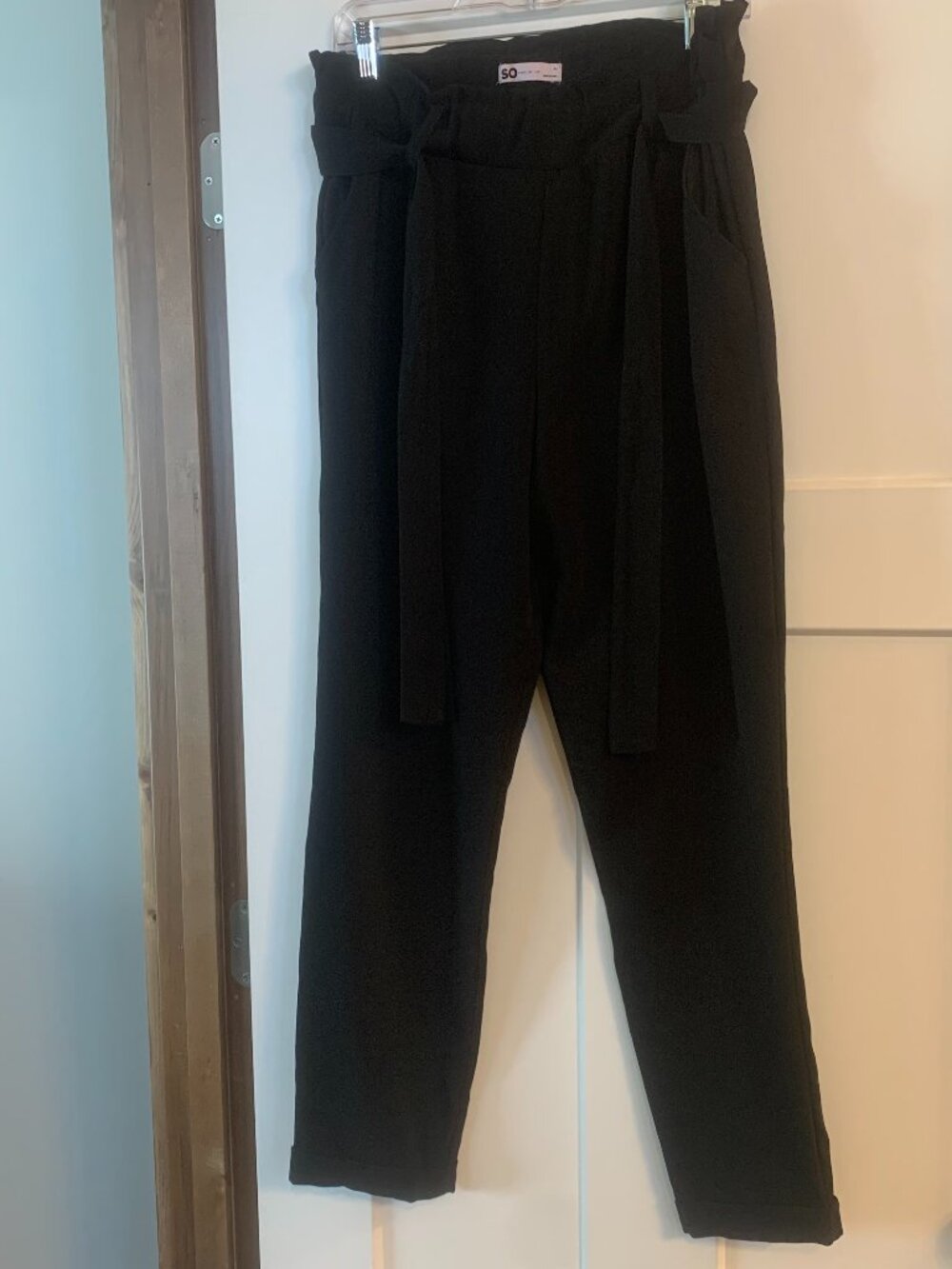 SO PaperBag Waist Trousers , Size M